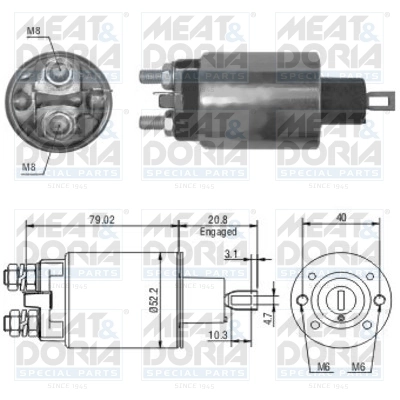 Solenoid Switch, starter